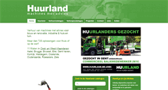 Desktop Screenshot of huurland.be